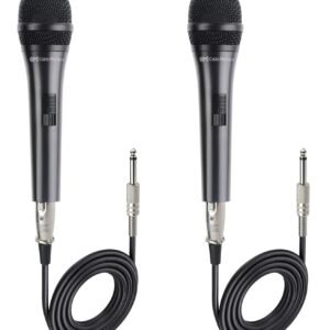 Vocal / Voice Microphone With 4.5 Metre Cable (2 Microphones)